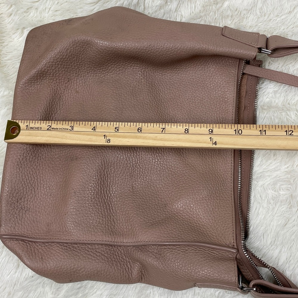 All Saints Leather Kita‎ Crossbody Bag Purse Beige Taupe - Picture 13 of 16